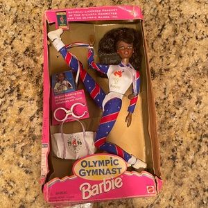 NWOT Mattel Atlanta 1996 Olympic Olympic Gymnast Barbie Collectable